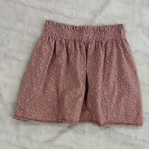 H&M Pink Patterned Skirt size 8/10 years